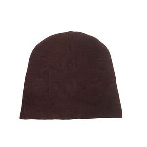 Charlotte Russe Dark Maroon Knit Beanie Hat